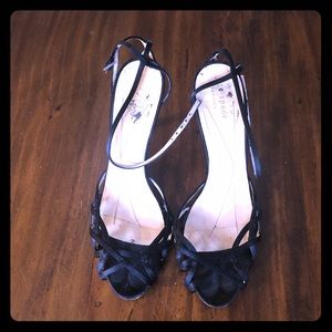 Kate Spade black strappy sandals